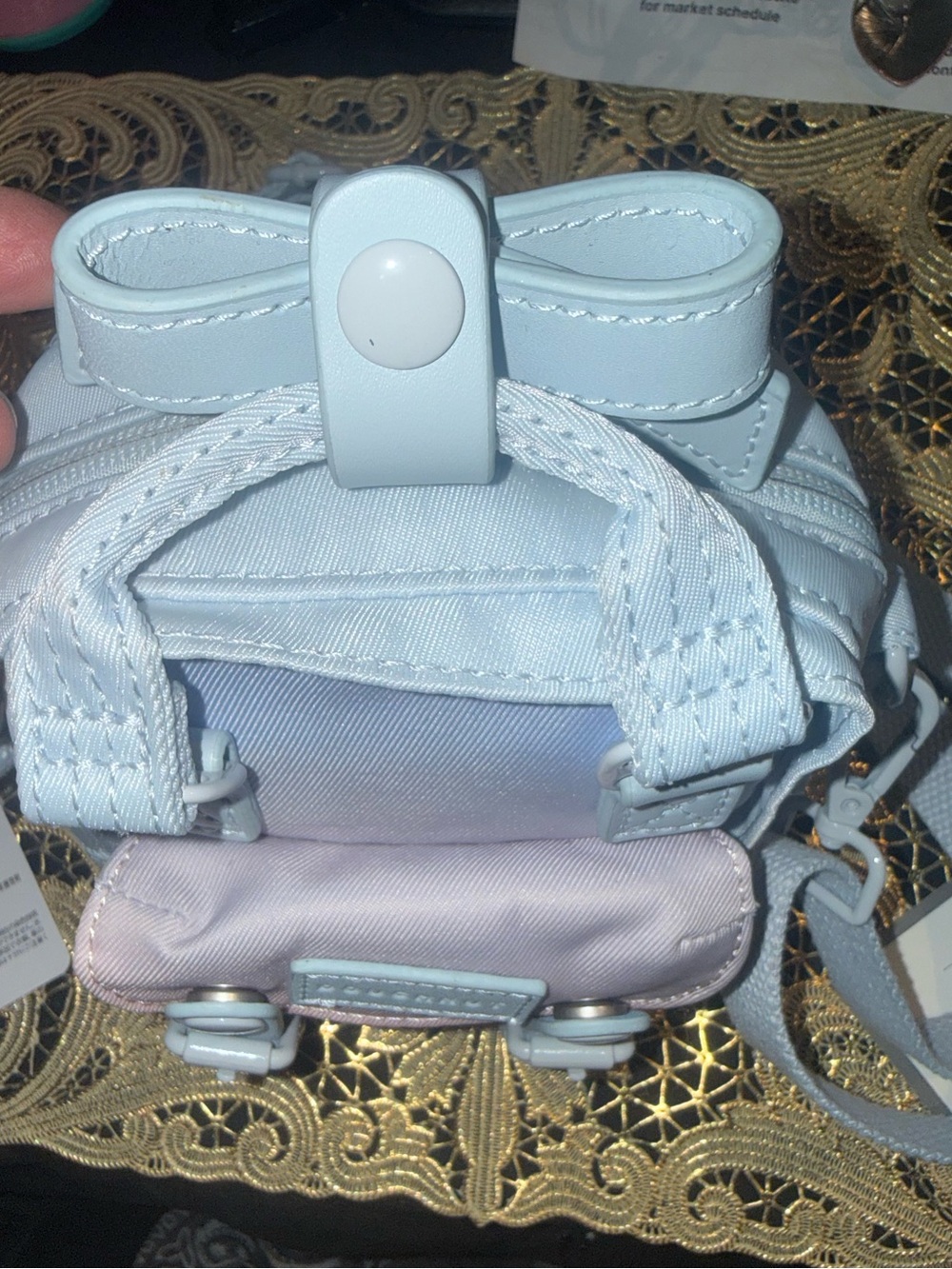 NWT Doughnut Macaroon Tiny Sky X Ribbon Series - Blue Lotus - Picture 10 of 16